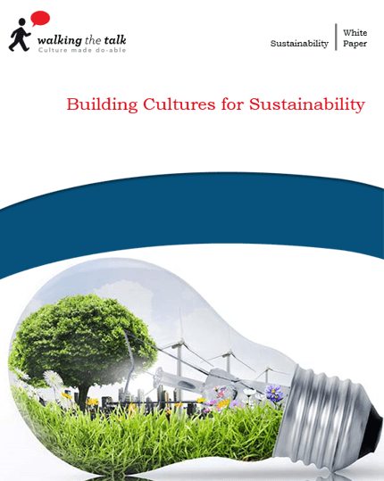 Building culture for sustainability white paper